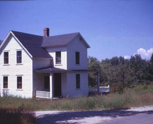 Another house moved from Lazy Corner was Chandler Bowden’s which is just down from the chapel and across from Ben Webb’s.