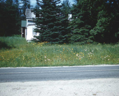 In this 1963 photo the Milliken house is partially torn down and you can glimpse the emerging new house where Ben Webb currently lives.