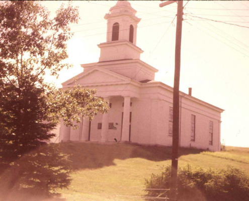 The present Baptist church was built in 1837