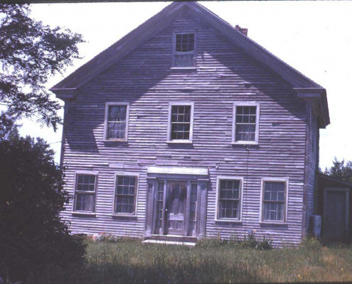 The Daniel Merrill House before it was restored.