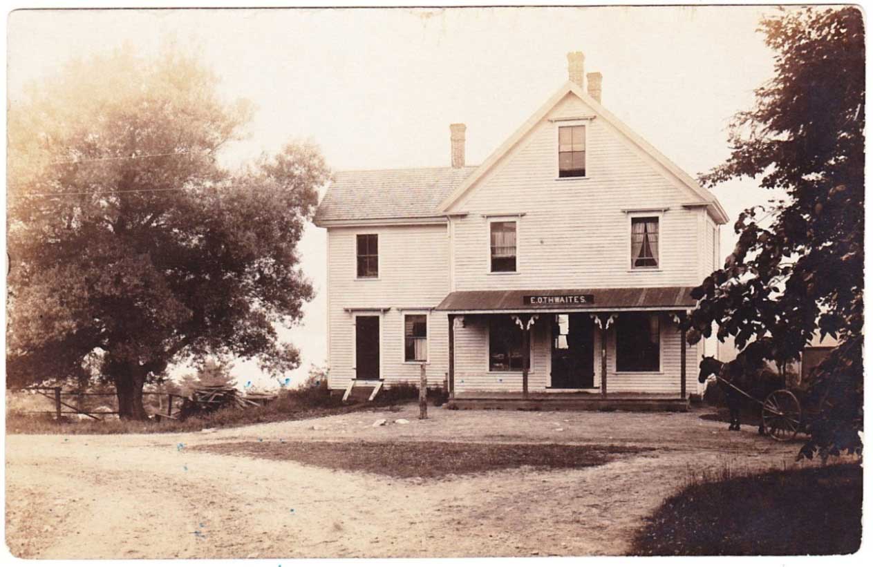 In the late 1800s Sally Brown’s house was the store of Esther O. Thwaites. When Ms. Thwaites died Henry W. Sargent bought the property and remodeled the building as a residence.