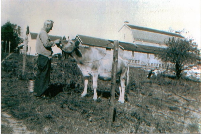 The back of the Clapp barn