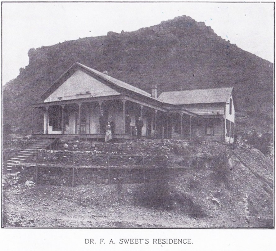 The home of Dr, Frederick Sweet in Bisbee, Cochise County, Arizona Territory. Circa 1895.