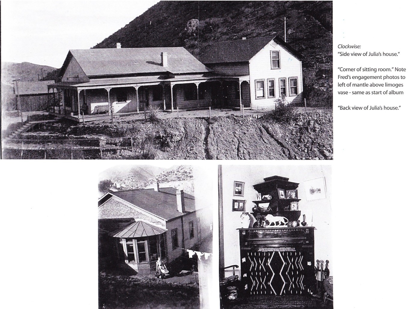 The home of Dr, Frederick Sweet in Bisbee, Cochise County, Arizona Territory. Circa 1895.