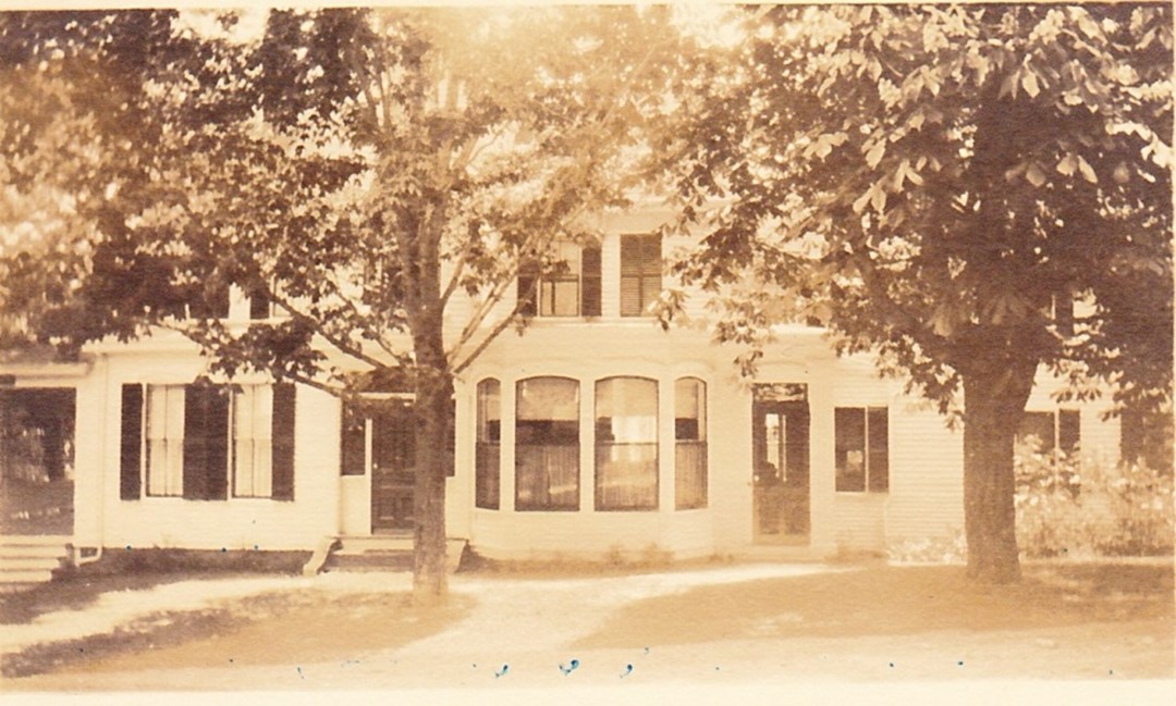 Circa 1920. Back of  photo says “Julia Sweet’s home”. Sargentville, Maine
