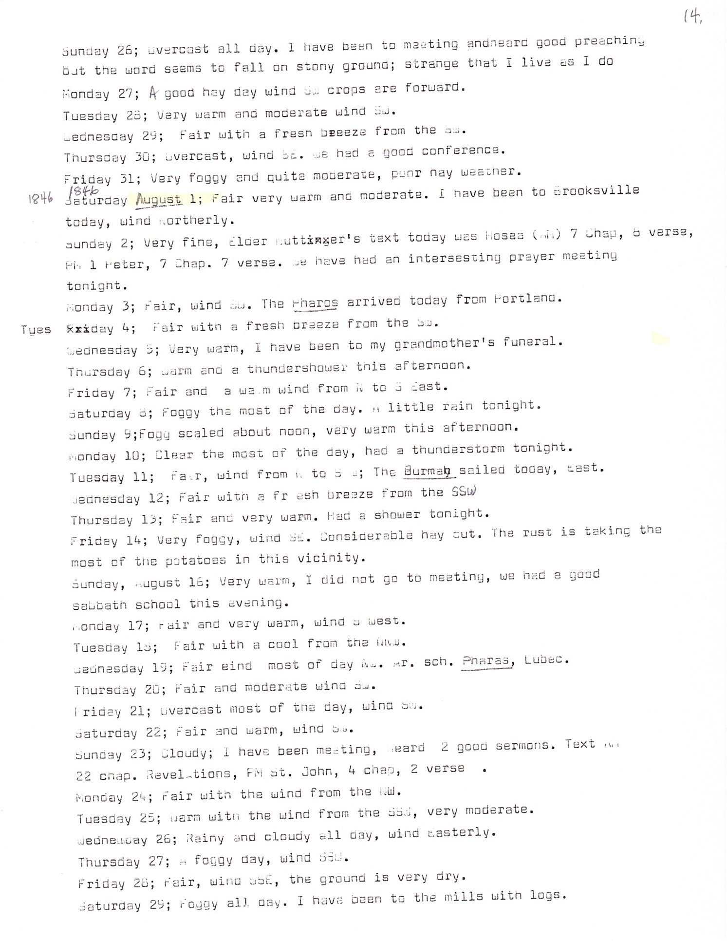 William Haskell Sargent’s Journal 1845-1849