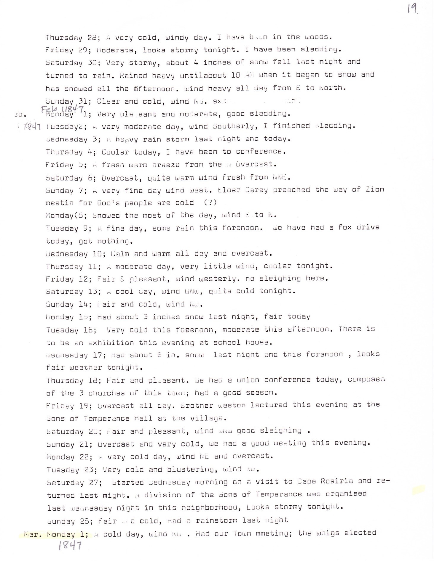 William Haskell Sargent’s Journal 1845-1849
