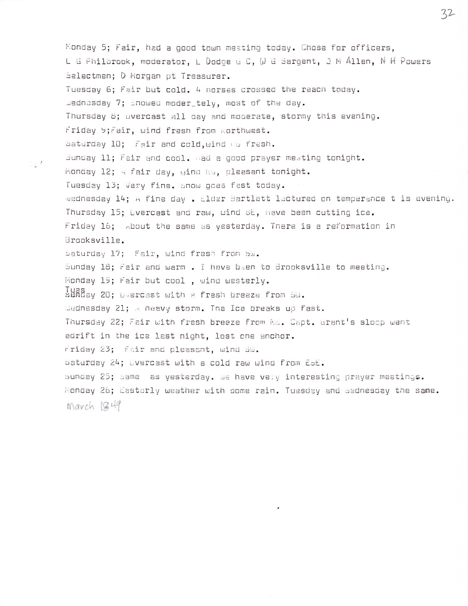 William Haskell Sargent’s Journal 1845-1849