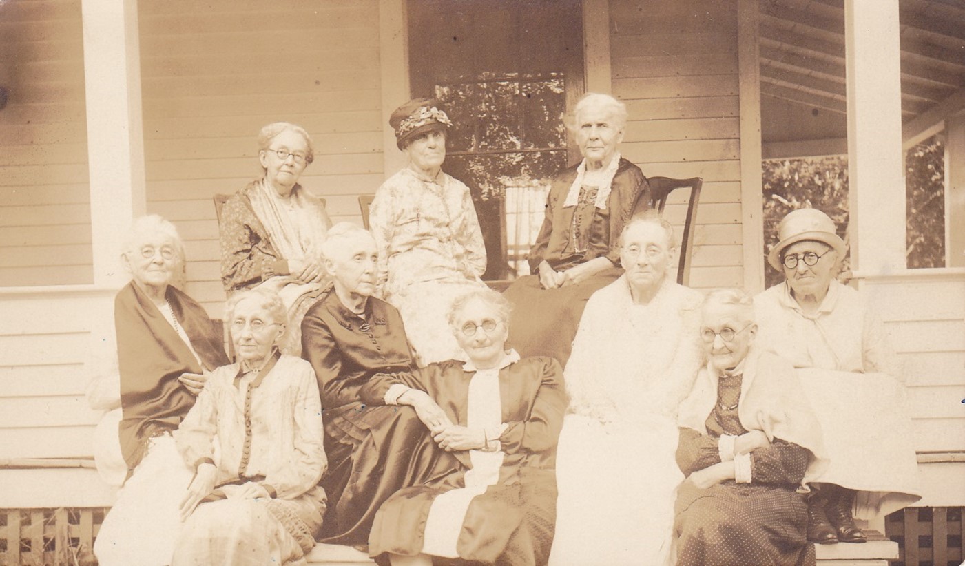 This is a slightly different view of the same group of ladies