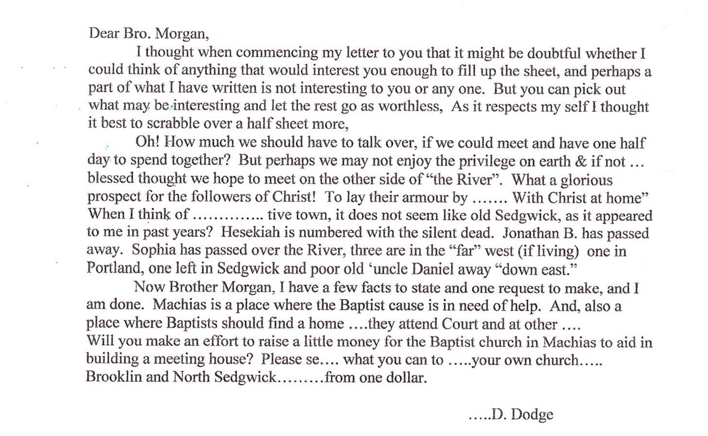 Daniel Morgan Papers