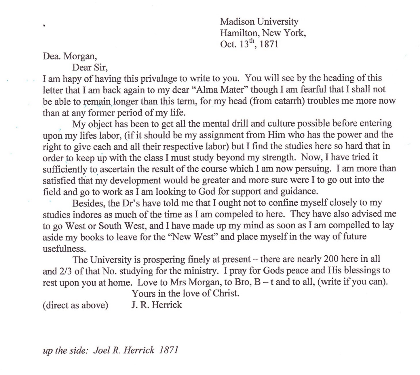 Daniel Morgan Papers