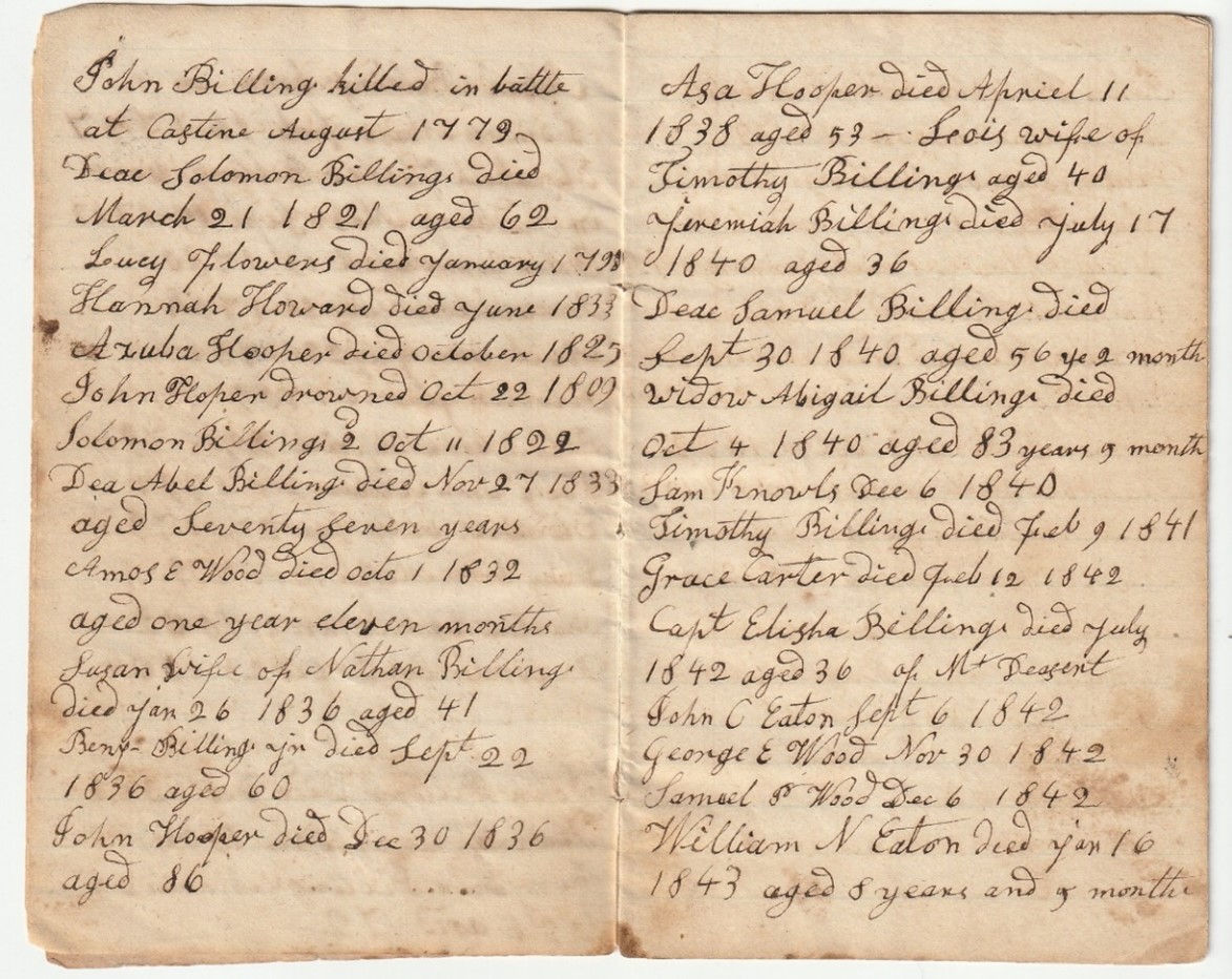 Patience Billings Documents