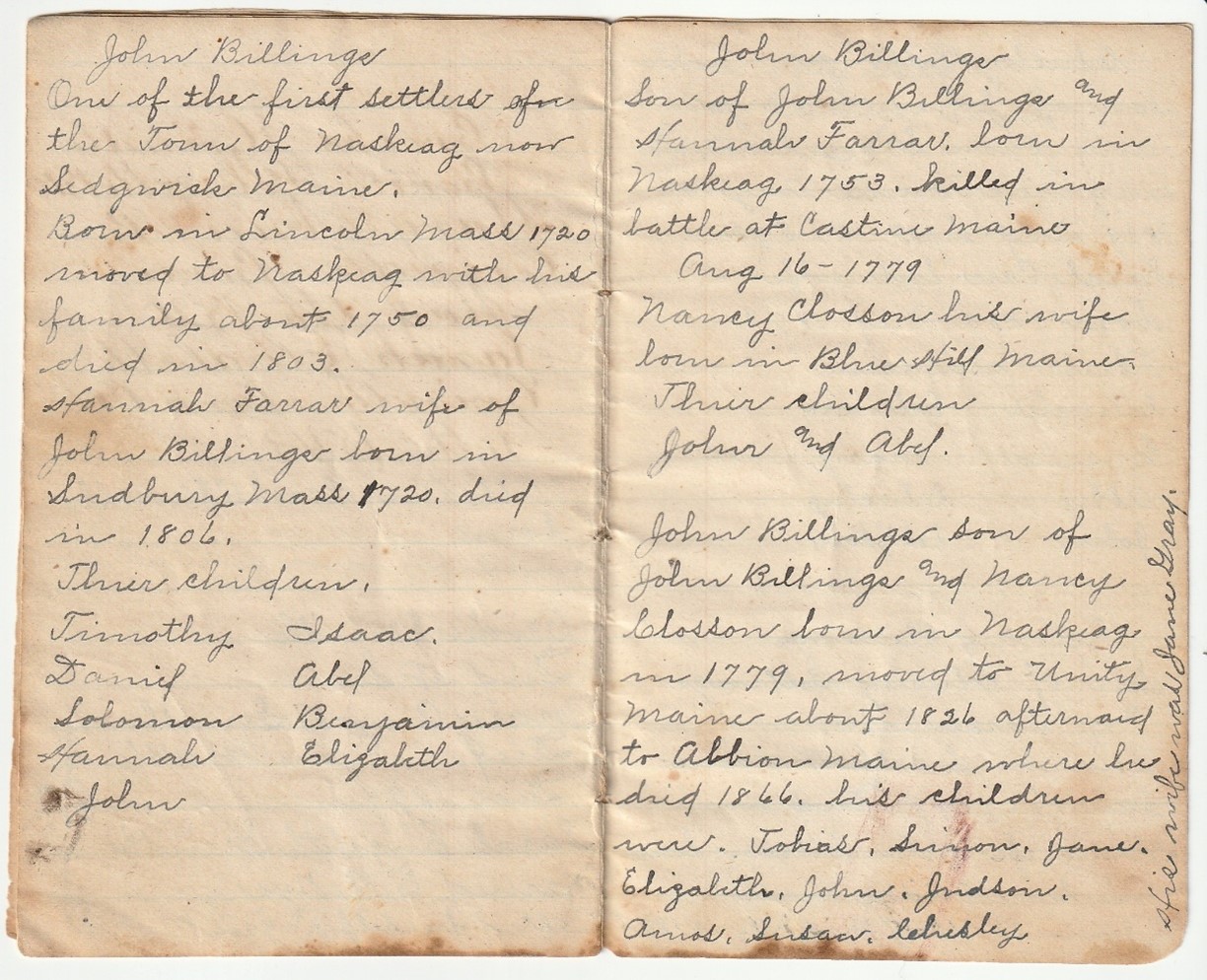Patience Billings Documents