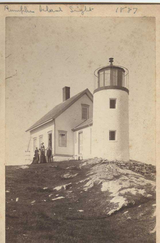 Pumpkin Island Lighthouse 1887
