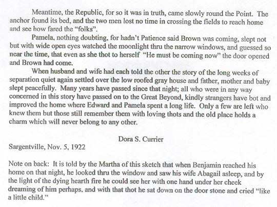 Edward Brown thought lost at sea - page 2